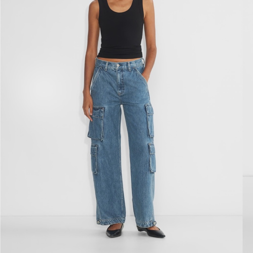Aritzia Denim Forum The 90’s Millie Hi-Rise Cargo pants